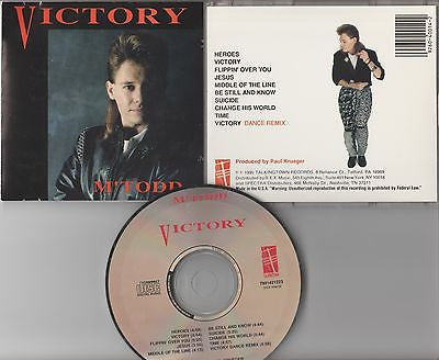 M'Todd CD, Victory, RARE, Original 1990 TalkingTown, Mark T. Smith
