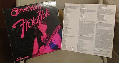 Steve Vai LP, Flex-able Leftovers, RARE 10-inch, Original 1984 Urantia,Alcatrazz