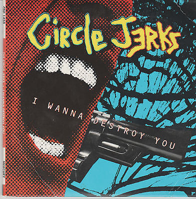 Circle Jerks CD, I Wanna Destroy You, RARE Promo Single, Original 1995 Mercury