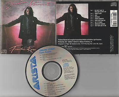 Jermaine Stewart CD,Frantic Romantic,RARE 1st Press,Orig 1986 Arista,Clothes Off