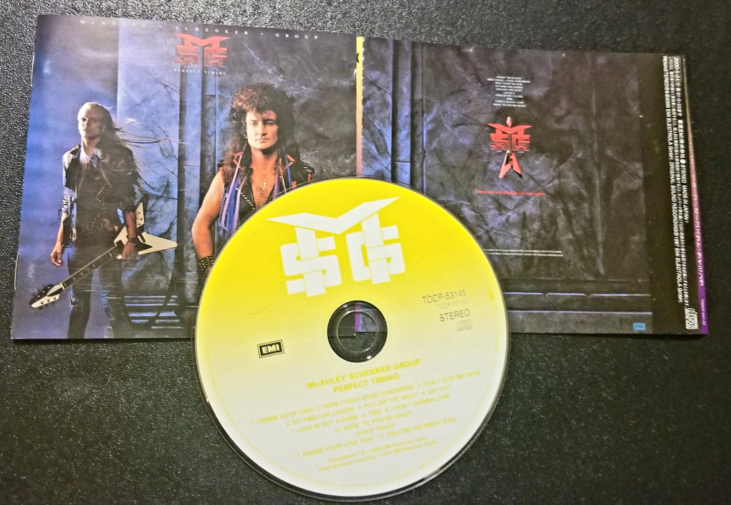MSG MCAULEY SCHENKER GROUP PERFECT TIMING 2000 REMASTERED JAPAN PRESSING CD NO OBI 2 BONUS TRACKS