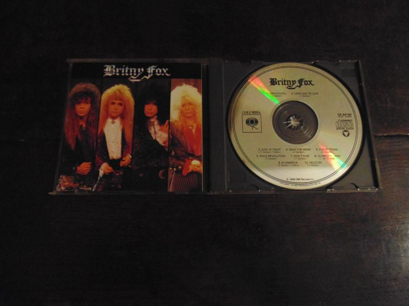Britny Fox CD, Self-titled, S/T, Same, Long Way to Love, Original Pressing