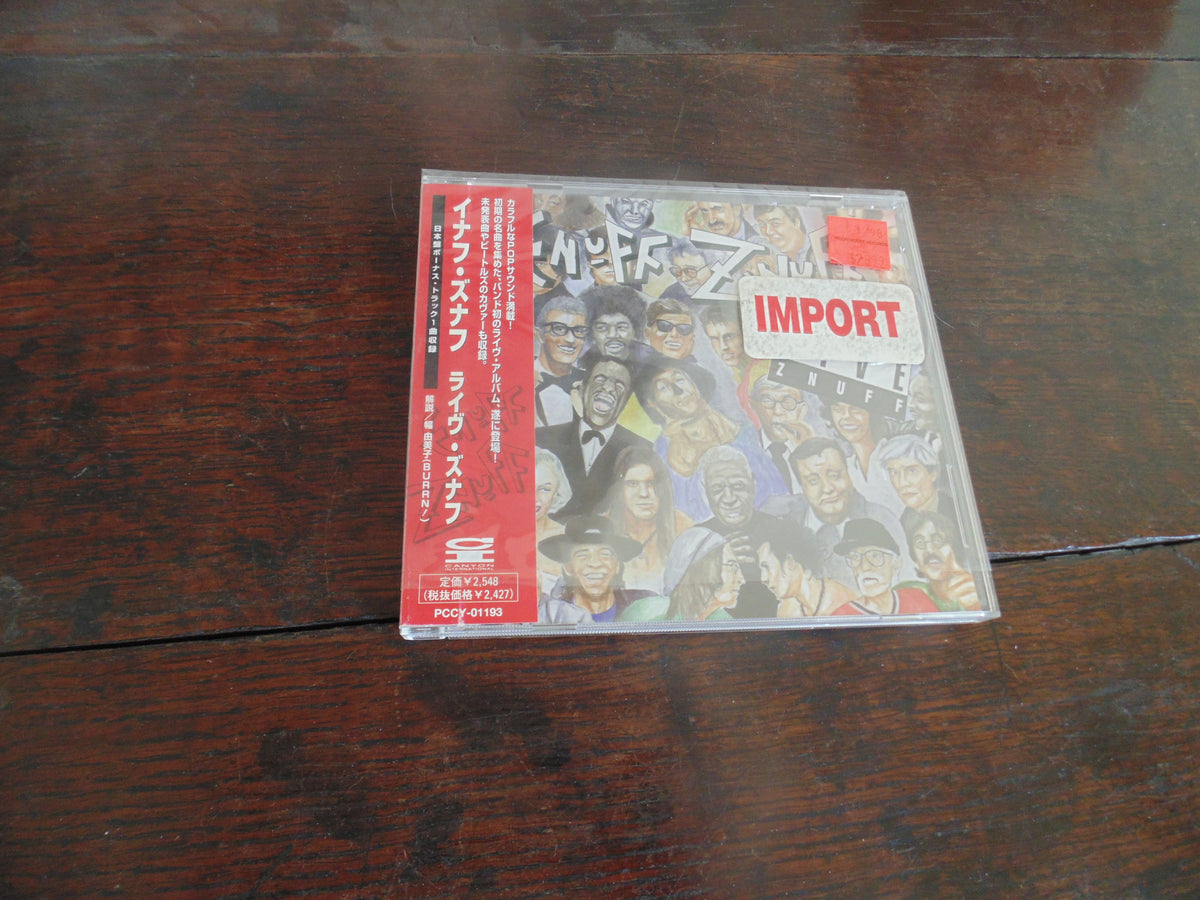 Enuff Z Nuff CD, Live, Japanese Import, NEW
