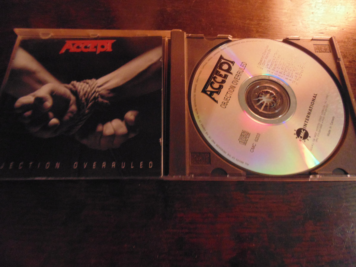 Accept CD, Objection Overruled