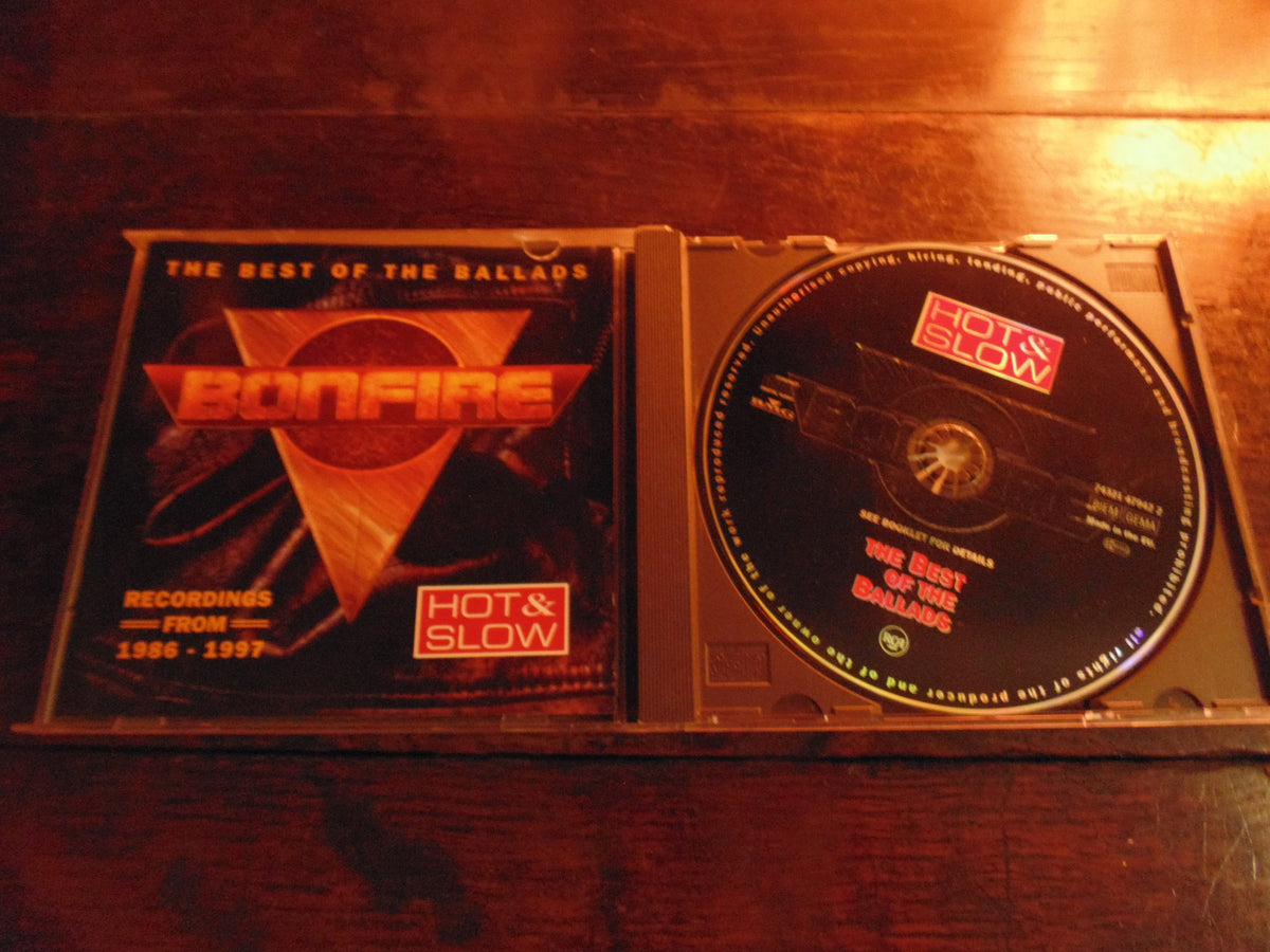 Bonfire CD, Best of the Ballads, 1986-1997, Hot & Slow, Greatest, Import, 17 Tracks
