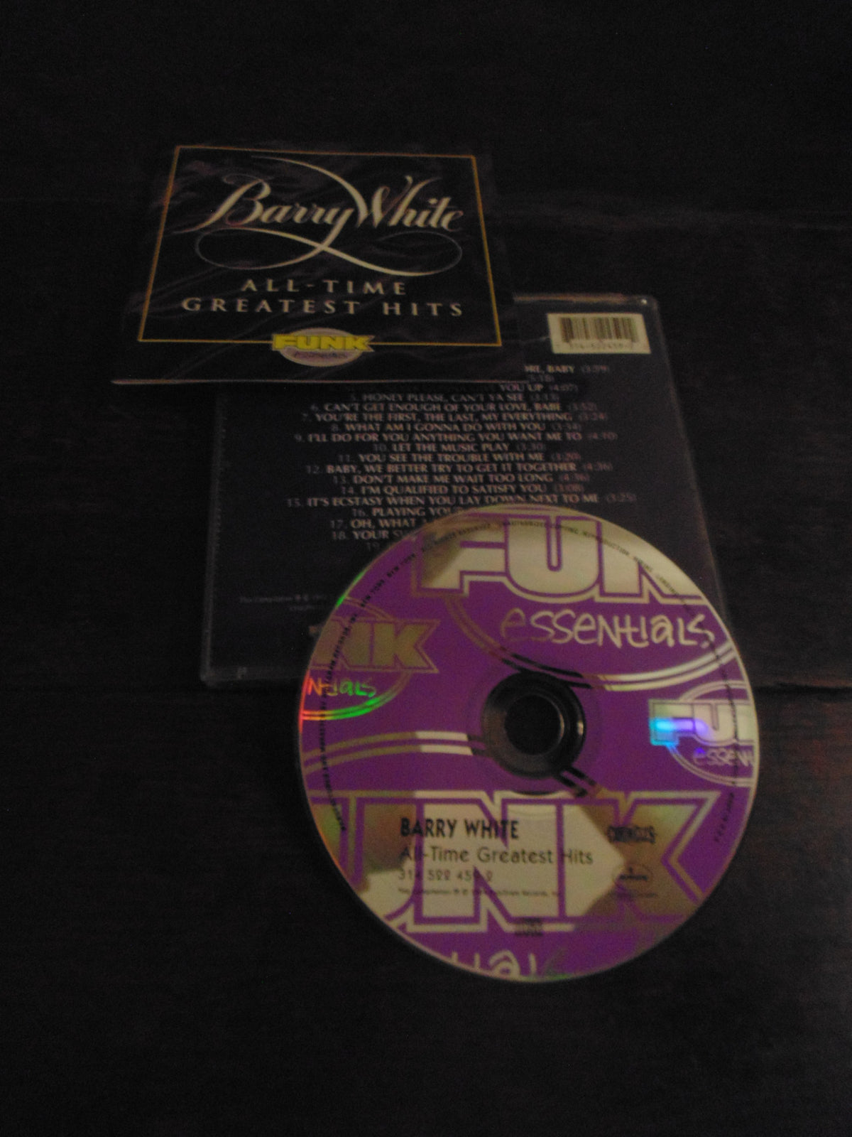 Barry White CD, All-time Greatest Hits, Best of