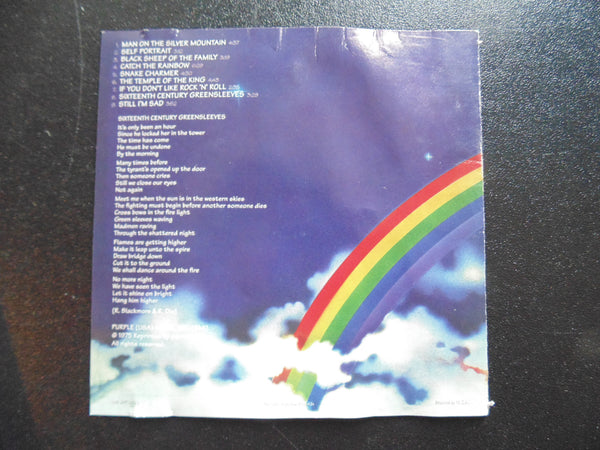 Ritchie Blackmore's Rainbow CD, Dio, Deep Purple, Remastered, Fibits: CD,  LP & Cassette Store