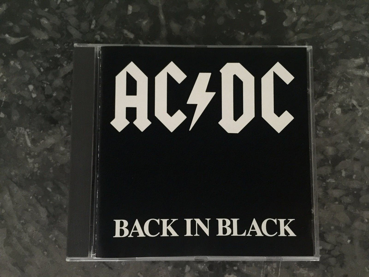 AC/DC CD, Back in Black, Original Pressing