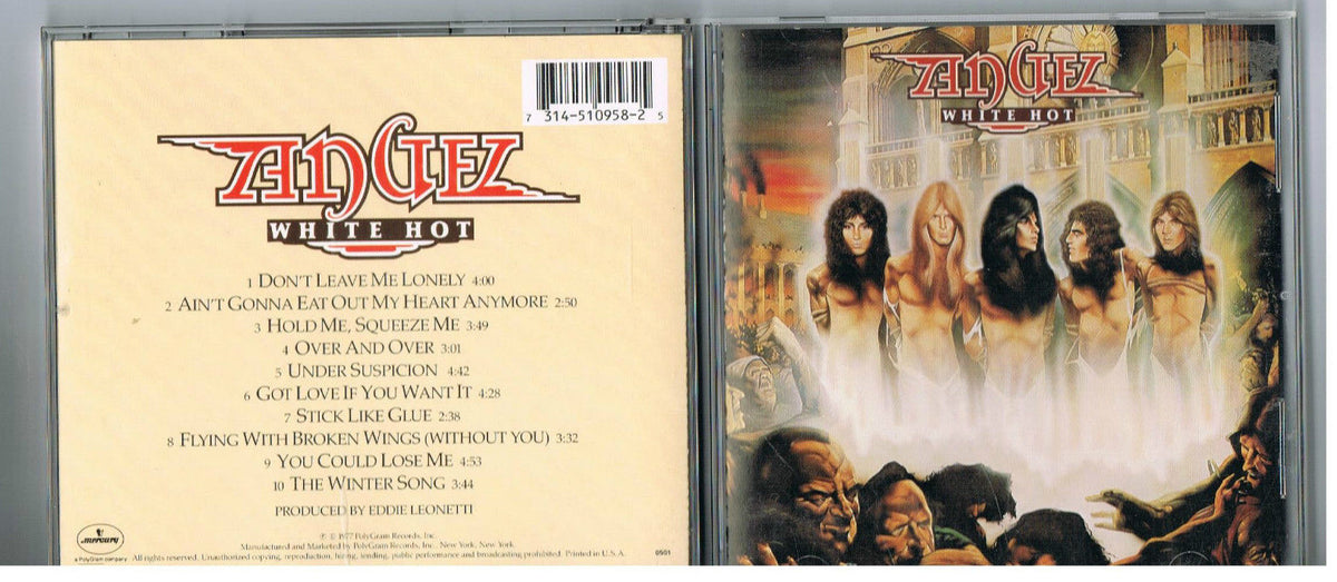 Angel CD, White Hot, Giuffria, House of Lords, Mercury Pressing