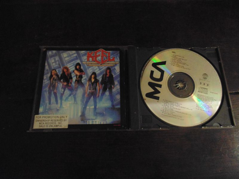 Keel CD, Self-titled, S/T, Same, MCA Records, Original Pressing, Promo