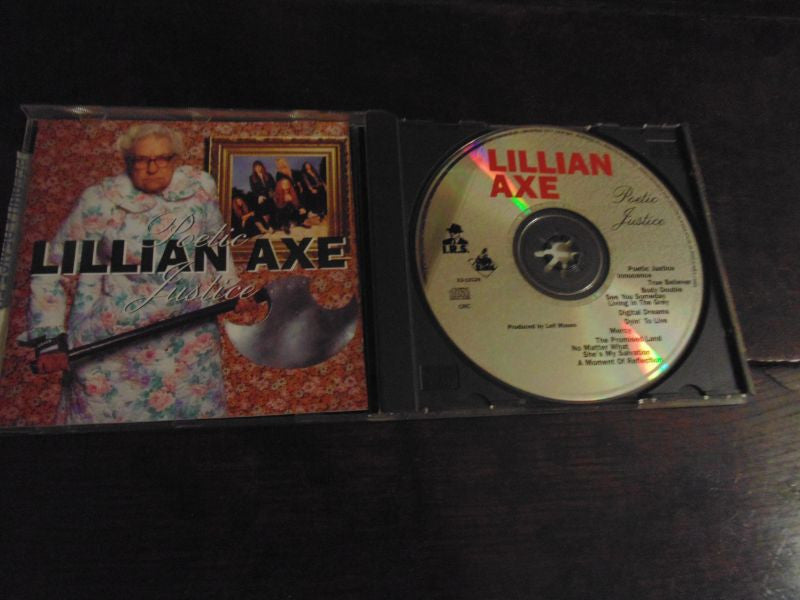 Lillian Axe CD, Poetic Justice, 1992 Grand Slam Records, MINT, No promo hole