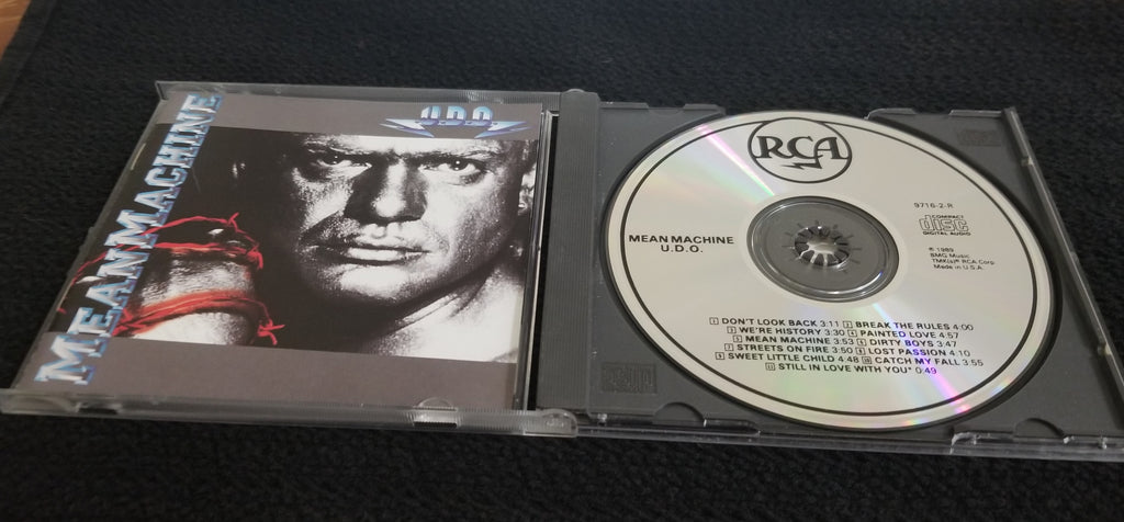 UDO CD Mean Machine, Original RCA PRESSING Accept, U.D.O. Dirkschneider
