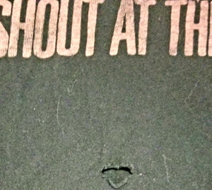 Motley Crue world tour 1983 shout at the devil retro T-Shirt Men's Large - has a hole