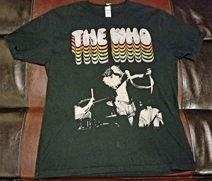 The Who T-Shirt Men's Large Startee - Roger Daltrey - Pete Townsend