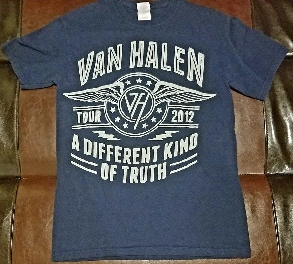 Van Halen A Different Kind of Truth Tour 2012 T-Shirt Men's Small