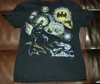BATMAN STARRY  NIGHT VAN GOGH DC COMICS T-Shirt Men's SMALL SM