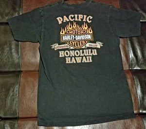 VINTAGE HARLEY-DAVIDSON LEGENDS ARE FOREVER EAGLE HONOLULU, HAWAII T-Shirt Men's LARGE LG'