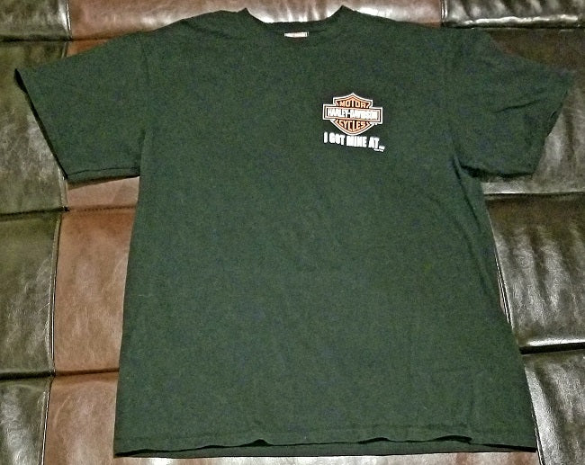 HARLEY-DAVIDSON PIKES PEAK COLORADO SPRINGS T-Shirt Men's LARGE LG 'I GOT MINE AT'