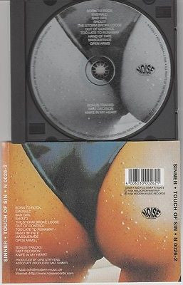 Sinner CD, Touch of Sin, Oriignal Cover, RARE, 1994 Noise, Import