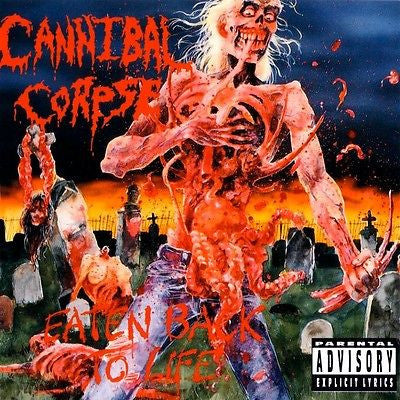 Cannibal Corpse CD, Eaten Back to Life, Orig 1990 Metal Blade, 1st Press, RARE