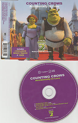 Counting Crows CD, Accidentally In Love, RARE Maxi-Single, EU Import, ECD