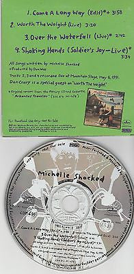 Michelle Shocked CD, Come a Long Way, RARE Promo Single, Original 1992 PolyGram