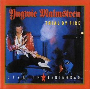 Yngwie Malmsteen CD,Trial By Fire: Live In Leningrad,1st Press,Orig 1989 Polydor