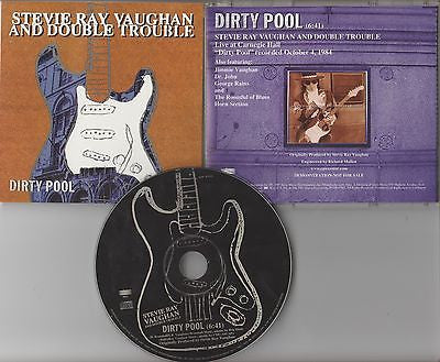 Stevie Ray Vaughan CD, Dirty Pool, RARE Promo Single, Orig 1997 Epic, ESK 3442
