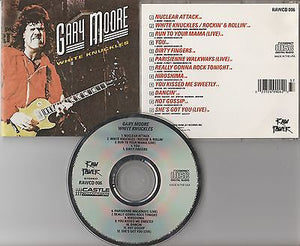 Gary Moore CD, White Knuckles, RARE Raw Power Pressing, Thin Lizzy,Cololsseum II