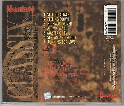 Crossfire CD, Second Attack, RARE 1994 Mausoleum Classix, Gerrman Import, 2nd