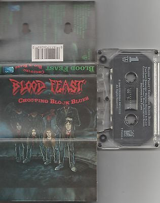 Blood Feast Cassette, Chopping Block Blues, RARE 1st Press, Orig 1989 Colossal