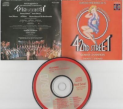 42nd Street CD, Original Broadway Cast, No Back Insert, Japan Import, 1993 RCA