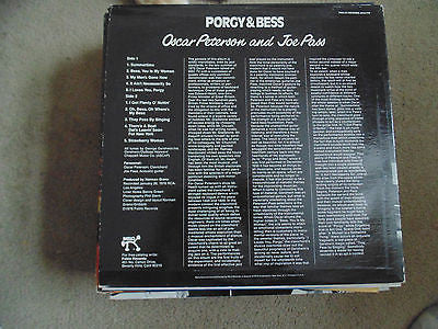 Porgy & Bess LP, Oscar Peterson and Joe Pass, Pablo 2310-779, NM