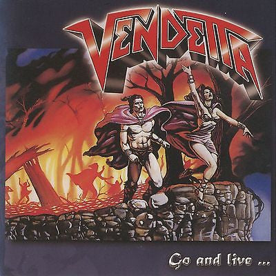 Vendetta Cassette, Go And Live...Stay and Die, 1st Press, Original 1987 Combat