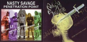 Nasty Savage CD, Penetration Point, 1999 Crook'd Records, RARE