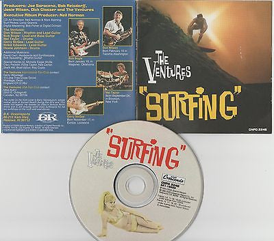 The Ventures CD, Surfing, Original GNP / Crescendo, No Back Insert, Ninth Wave