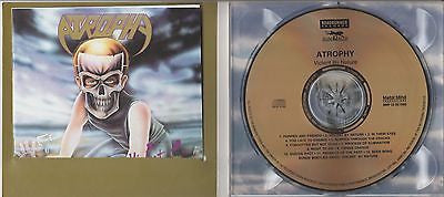Atrophy CD, Violent By Nature, RARE Ltd Edition Remaster, Gold Disc, Digi