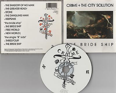 Crime + City Solution CD, The Bride Ship, Original 1989 Restless, Simon Bonney