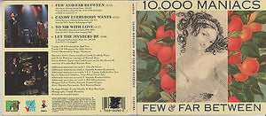 10,000 Maniacs CD, Few & Far Between, RARE Maxi-Single, 1993 Elektra, Digipak