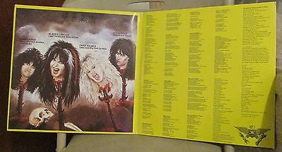 W.A.S.P. LP, The Last Command, Numbered Yellow Vinyl, RARE