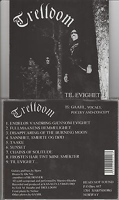 Trelldom CD, Til Evighet..., RARE 1st Press, 1995 Head Not Found, Norway Import