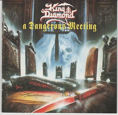King Diamond CD, A Dangerous Meeting, Original 1992 Roadrunner, Mercyful Fate