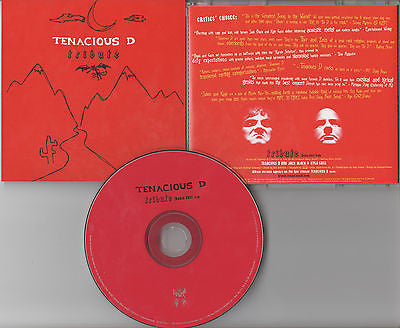 Tenacious D CD, Tribute, RARE Promo Single, 2002 Epic, Jack Black