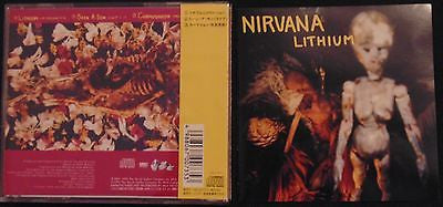 Nirvana CD, Lithium, Maxi Single, RARE, 1992 Geffen, Japan Import w/ Obi