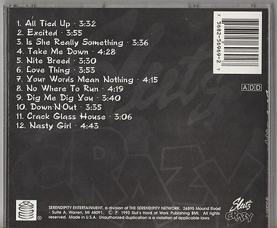 Slut's Crazy CD, Self-titled, Mega-RARE,OOP,Original 1993