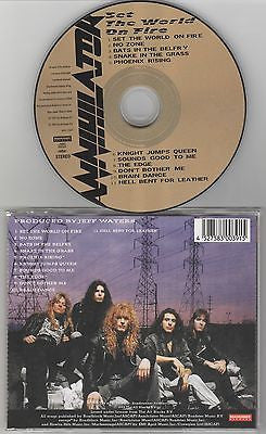 Annihilator, CD, Set the World on Fire, Japan Import w/ Obi,Orig