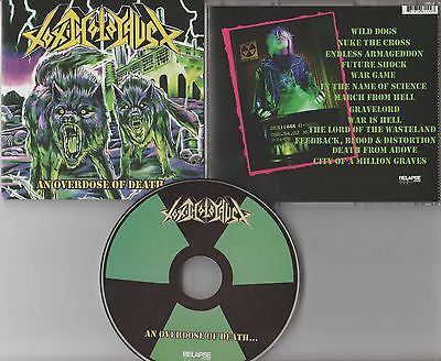 Toxic Holocaust CD, An Overdose of Death, 1st Press, Original 2008 Relapse