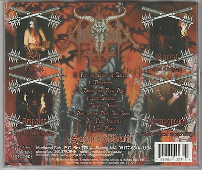 Thy Infernal CD, Satan's Wrath, Original 1999 Moribund, 1st Press