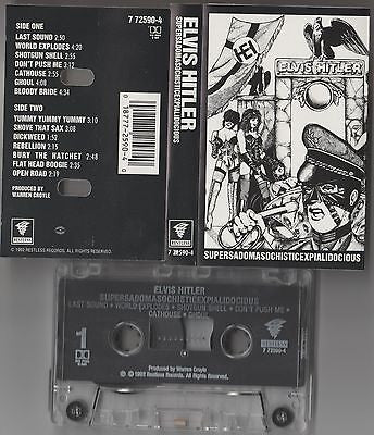 Elvis Hitler Cassette, SuperSadoMasochisticExpialidocius,1992 Restless, RARE,OOP