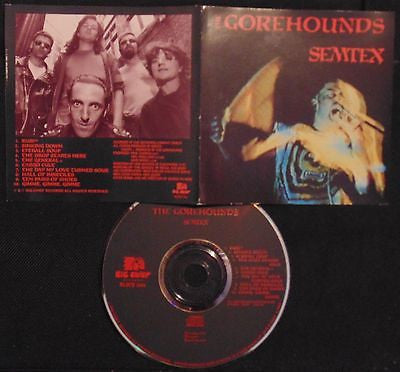 The Gorehounds CD, Semtex, Original 1989 Big Chief, RARE, BLSCD 1004